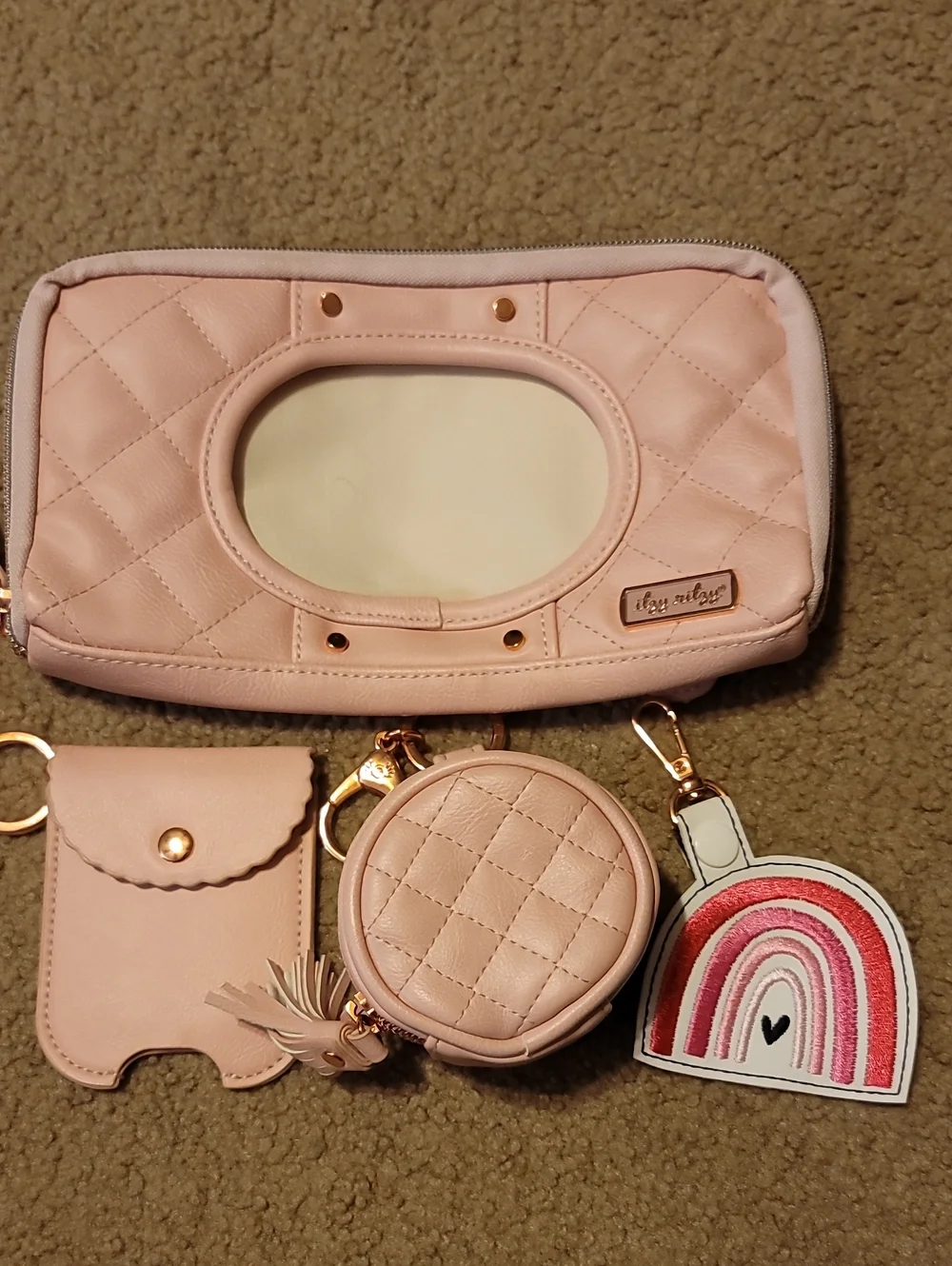 Itzy Ritzy Pink Accessories Bundle